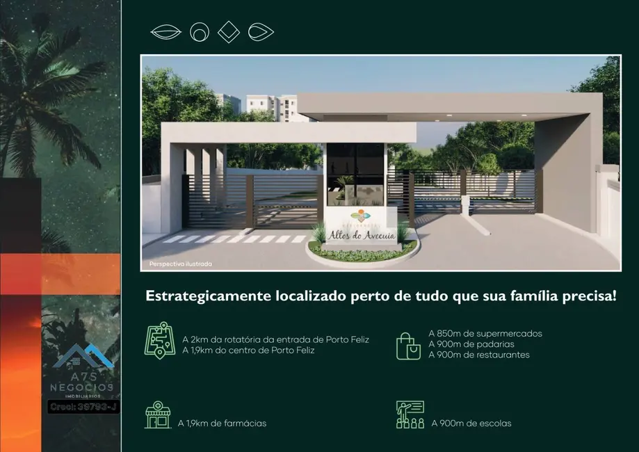 Foto 6 de Apartamento com 2 quartos à venda, 47m2 em Porto Feliz - SP