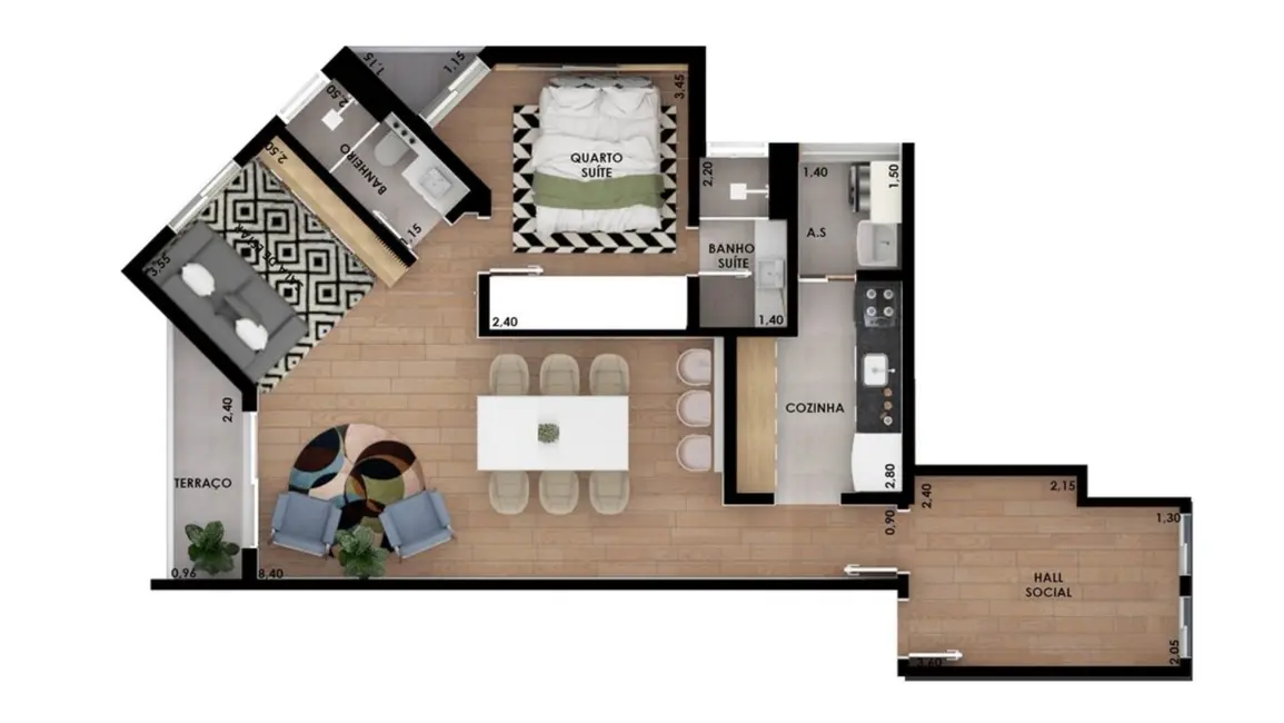 Foto 8 de Apartamento com 1 quarto à venda, 61m2 em Vila Madalena, São Paulo - SP