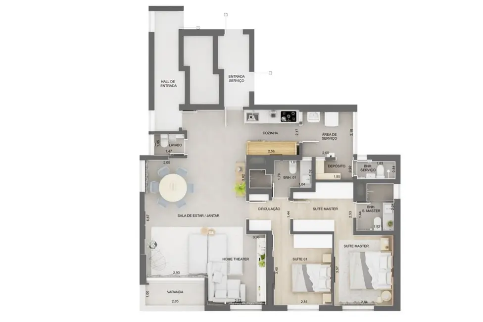 Foto 9 de Apartamento com 2 quartos à venda, 106m2 em Vila Madalena, São Paulo - SP