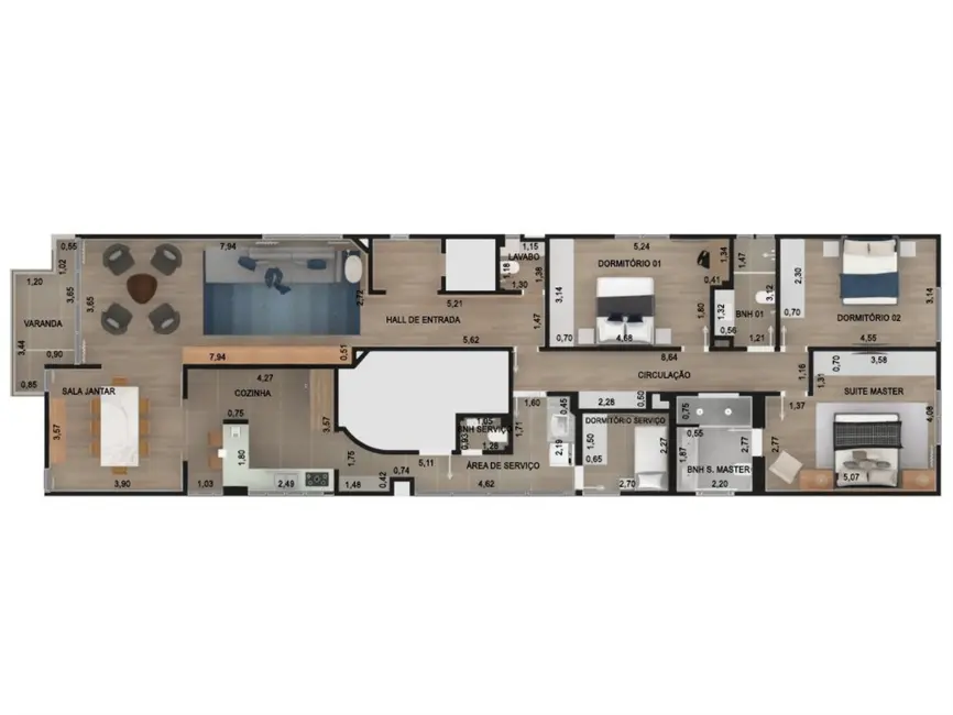 Foto 9 de Apartamento com 3 quartos à venda, 198m2 em Jardim América, São Paulo - SP