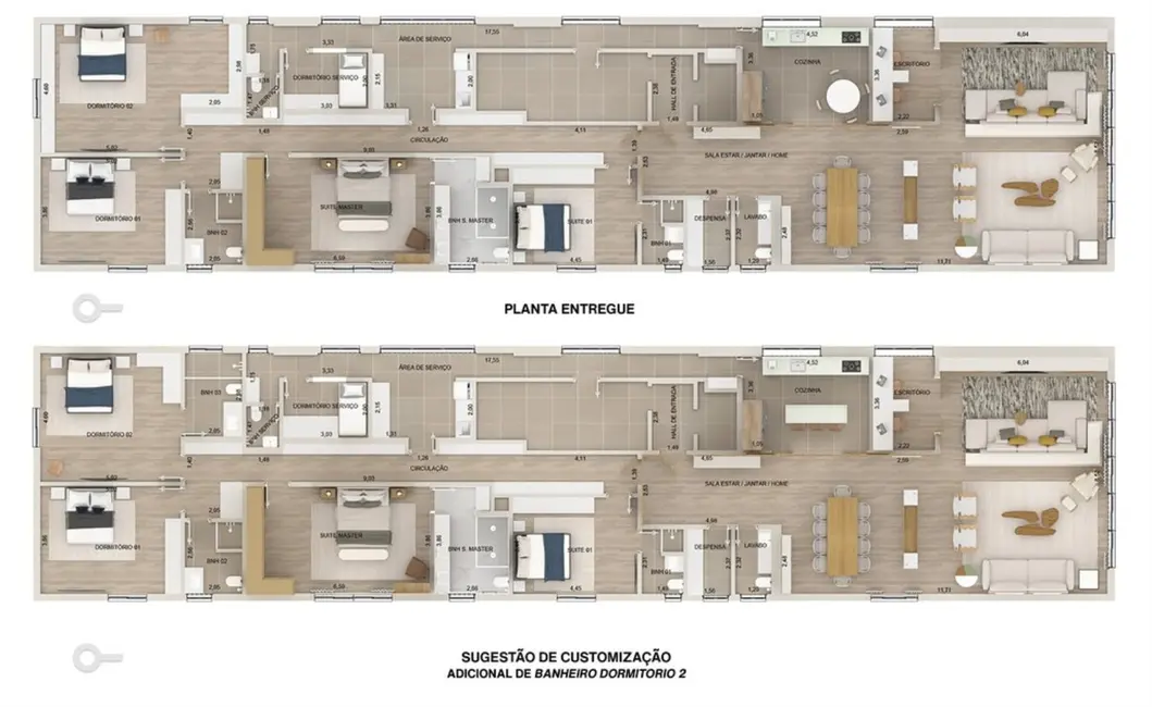 Apartamento com 4 quartos à venda, 323m2 em Jardim América, São Paulo - SP - imagem 9 Foto 9 de Apartamento com 4 quartos à venda, 323m2 em Jardim América, São Paulo - SP