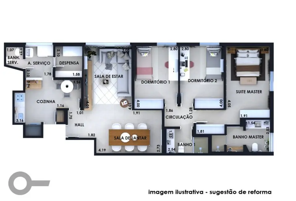 Foto 9 de Apartamento com 3 quartos à venda, 109m2 em Jardim América, São Paulo - SP