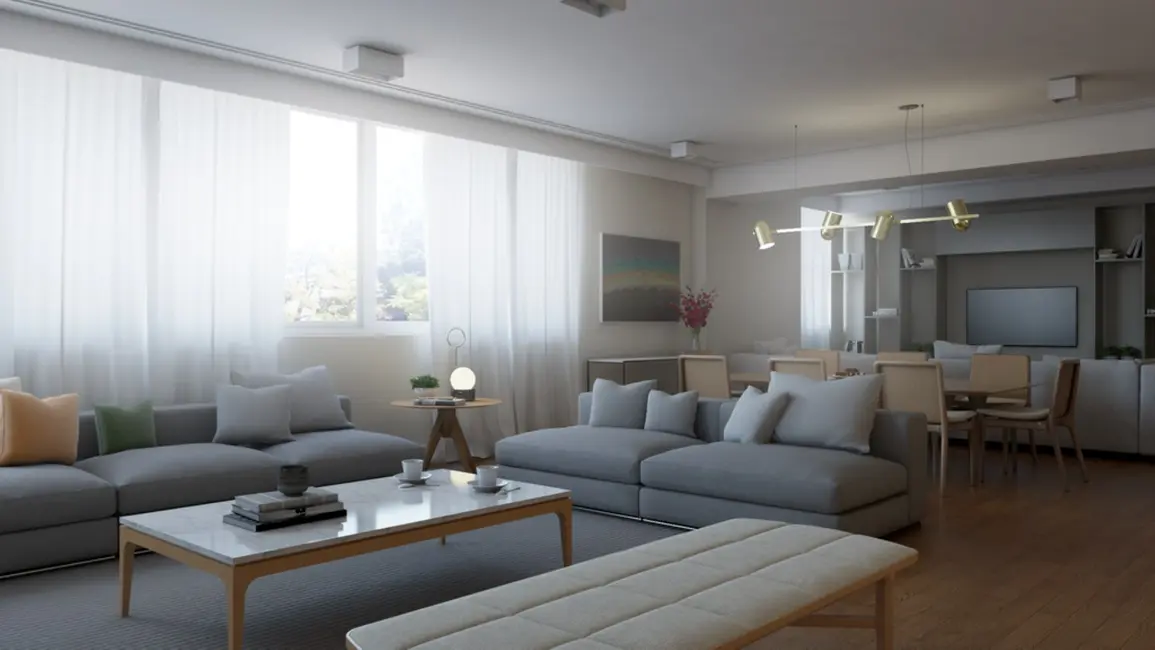 Apartamento com 3 quartos à venda, 212m2 em Higienópolis, São Paulo - SP - imagem 8 Foto 8 de Apartamento com 3 quartos à venda, 212m2 em Higienópolis, São Paulo - SP