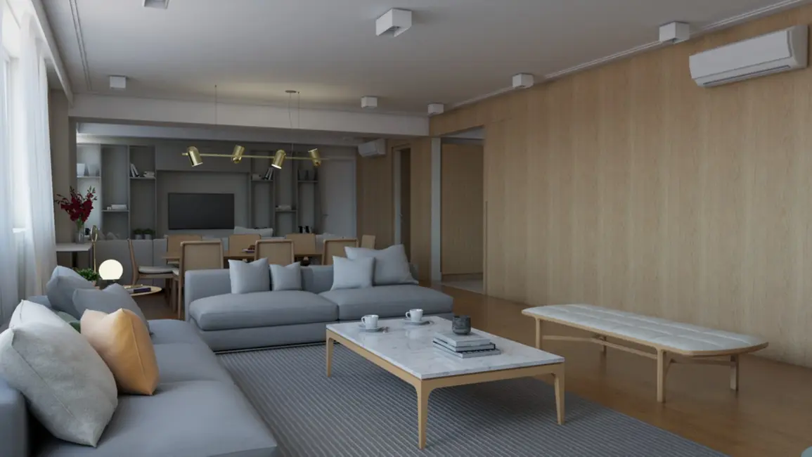 Apartamento com 3 quartos à venda, 212m2 em Higienópolis, São Paulo - SP - imagem 9 Foto 9 de Apartamento com 3 quartos à venda, 212m2 em Higienópolis, São Paulo - SP