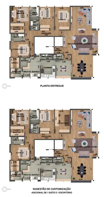 Foto 9 de Apartamento com 3 quartos à venda, 282m2 em Higienópolis, São Paulo - SP