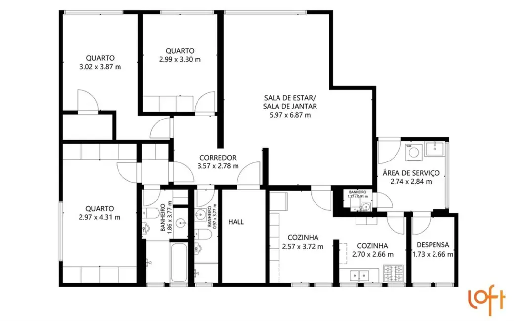 Foto 9 de Apartamento com 3 quartos à venda, 150m2 em Santa Cecília, São Paulo - SP
