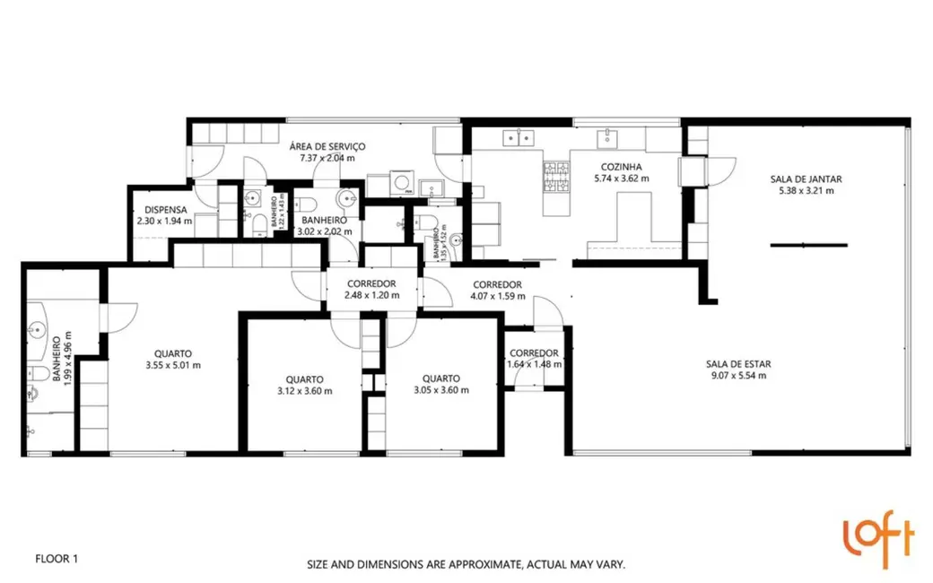 Apartamento com 3 quartos à venda, 198m2 em Bela Vista, São Paulo - SP - imagem 9 Foto 9 de Apartamento com 3 quartos à venda, 198m2 em Bela Vista, São Paulo - SP