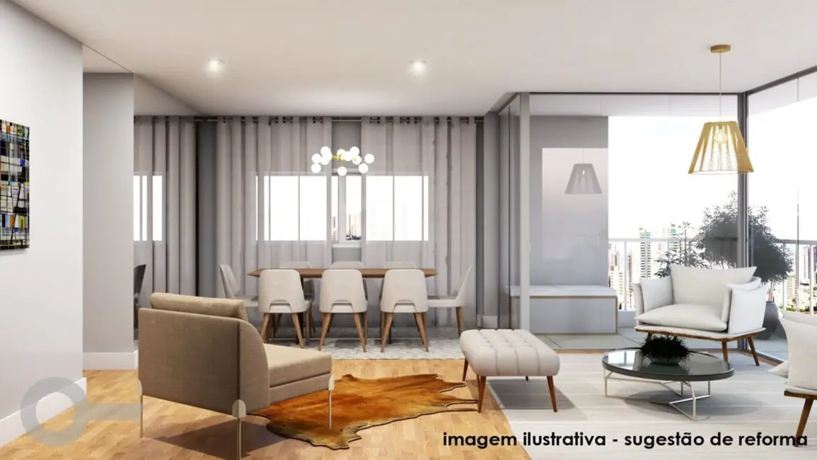 Apartamento com 3 quartos à venda, 161m2 em Vila Olímpia, São Paulo - SP - imagem 6 Foto 6 de Apartamento com 3 quartos à venda, 161m2 em Vila Olímpia, São Paulo - SP