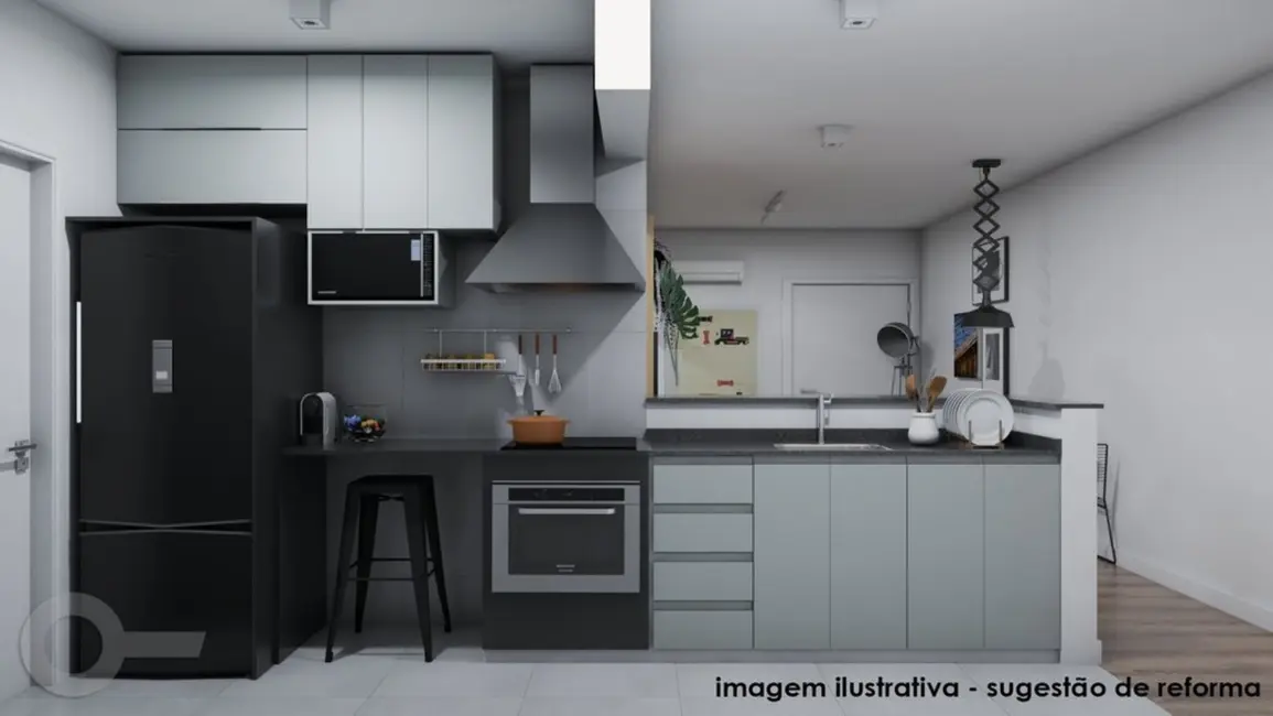 Apartamento com 1 quarto à venda, 53m2 em Vila Olímpia, São Paulo - SP - imagem 4 Foto 4 de Apartamento com 1 quarto à venda, 53m2 em Vila Olímpia, São Paulo - SP