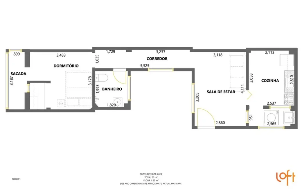 Apartamento com 1 quarto à venda, 64m2 em Bela Vista, São Paulo - SP - imagem 9 Foto 9 de Apartamento com 1 quarto à venda, 64m2 em Bela Vista, São Paulo - SP