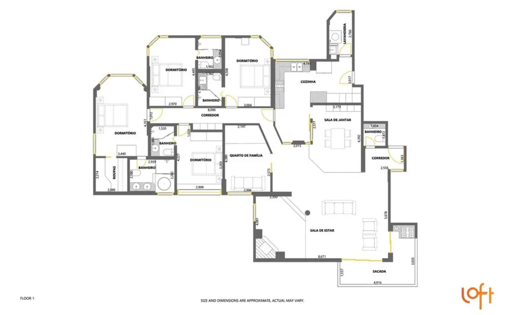 Foto 9 de Apartamento com 4 quartos à venda, 283m2 em Sumaré, São Paulo - SP