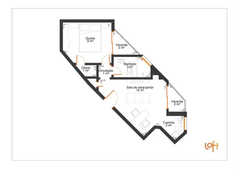 Apartamento com 1 quarto à venda, 40m2 em Paraíso, São Paulo - SP - imagem 9 Foto 9 de Apartamento com 1 quarto à venda, 40m2 em Paraíso, São Paulo - SP