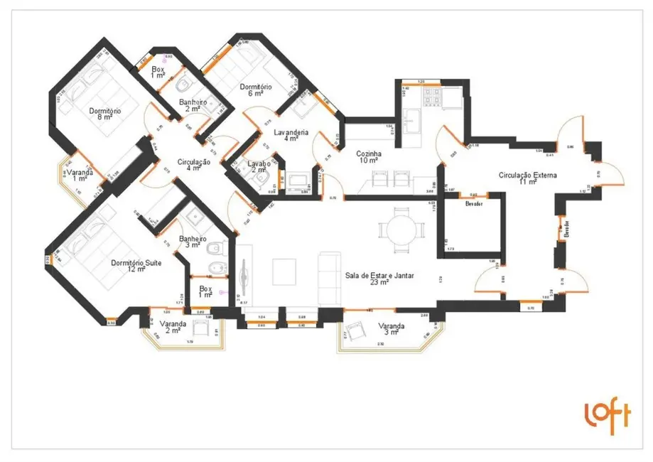 Foto 9 de Apartamento com 2 quartos à venda, 94m2 em Sumaré, São Paulo - SP