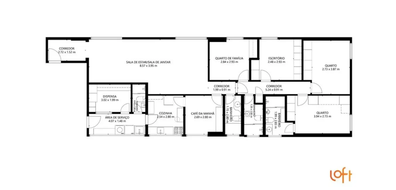 Apartamento com 4 quartos à venda, 138m2 em Perdizes, São Paulo - SP - imagem 8 Foto 8 de Apartamento com 4 quartos à venda, 138m2 em Perdizes, São Paulo - SP