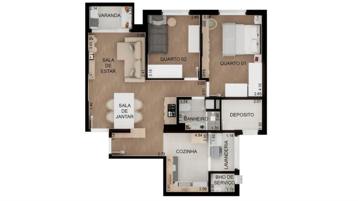 Foto 9 de Apartamento com 2 quartos à venda, 71m2 em Perdizes, São Paulo - SP