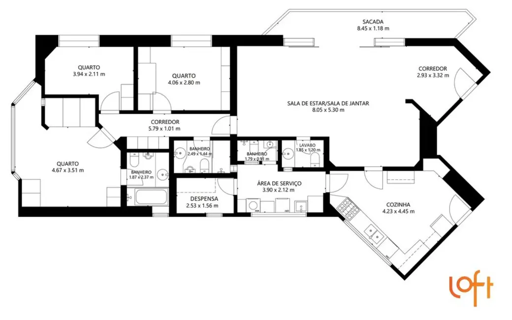 Foto 9 de Apartamento com 3 quartos à venda, 115m2 em Perdizes, São Paulo - SP