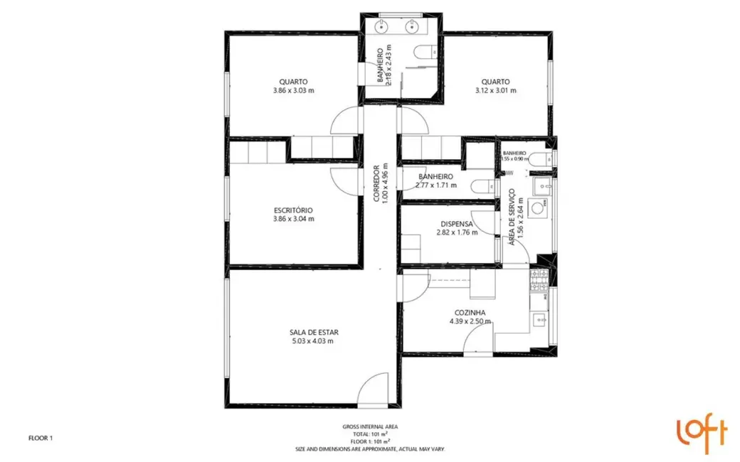 Apartamento com 3 quartos à venda, 124m2 em Perdizes, São Paulo - SP - imagem 9 Foto 9 de Apartamento com 3 quartos à venda, 124m2 em Perdizes, São Paulo - SP