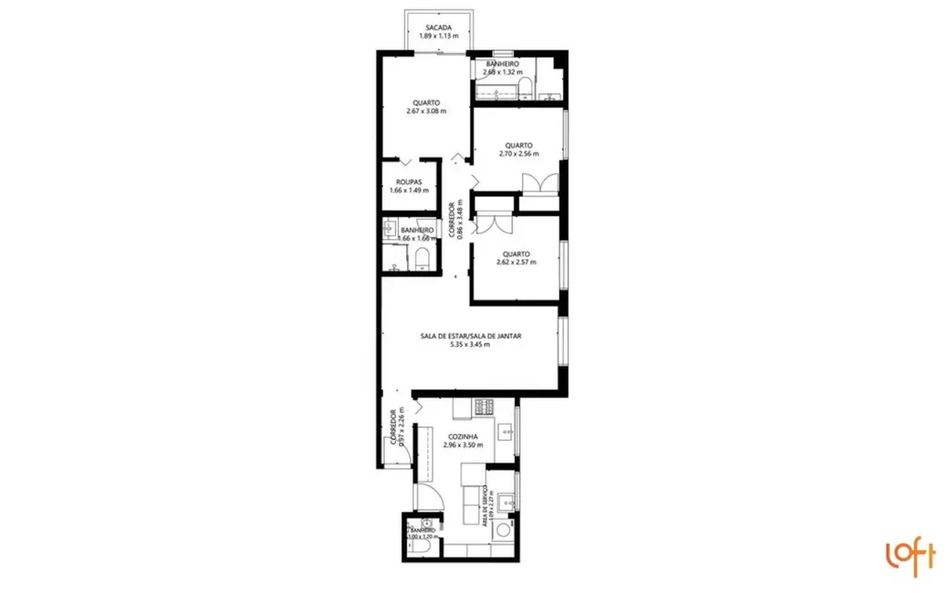Foto 9 de Apartamento com 3 quartos à venda, 77m2 em Moema, São Paulo - SP
