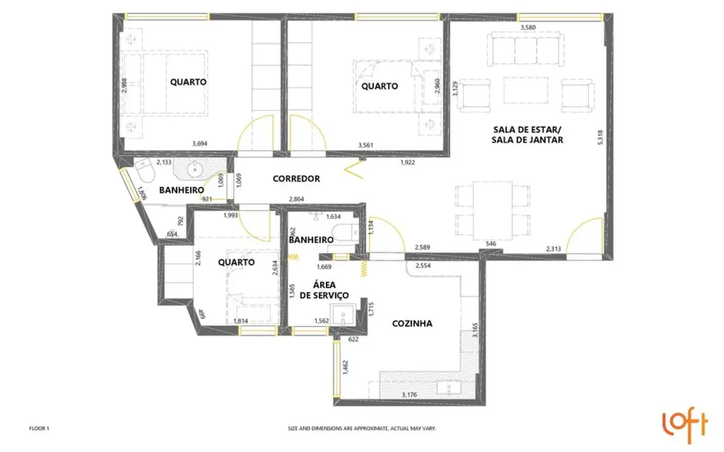 Foto 9 de Apartamento com 3 quartos à venda, 87m2 em Pinheiros, São Paulo - SP
