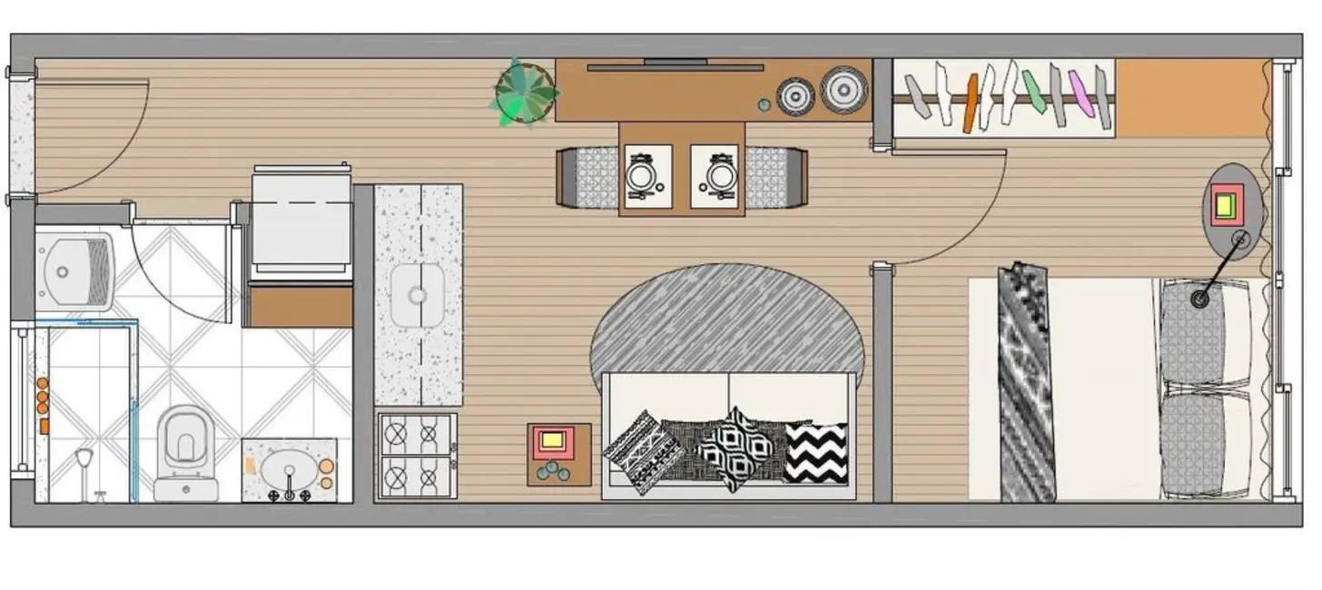 Foto 1 de Apartamento com 1 quarto à venda, 28m2 em Sé, São Paulo - SP