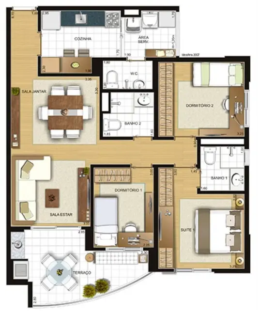 Foto 7 de Apartamento com 3 quartos à venda, 91m2 em Vila Prudente, São Paulo - SP