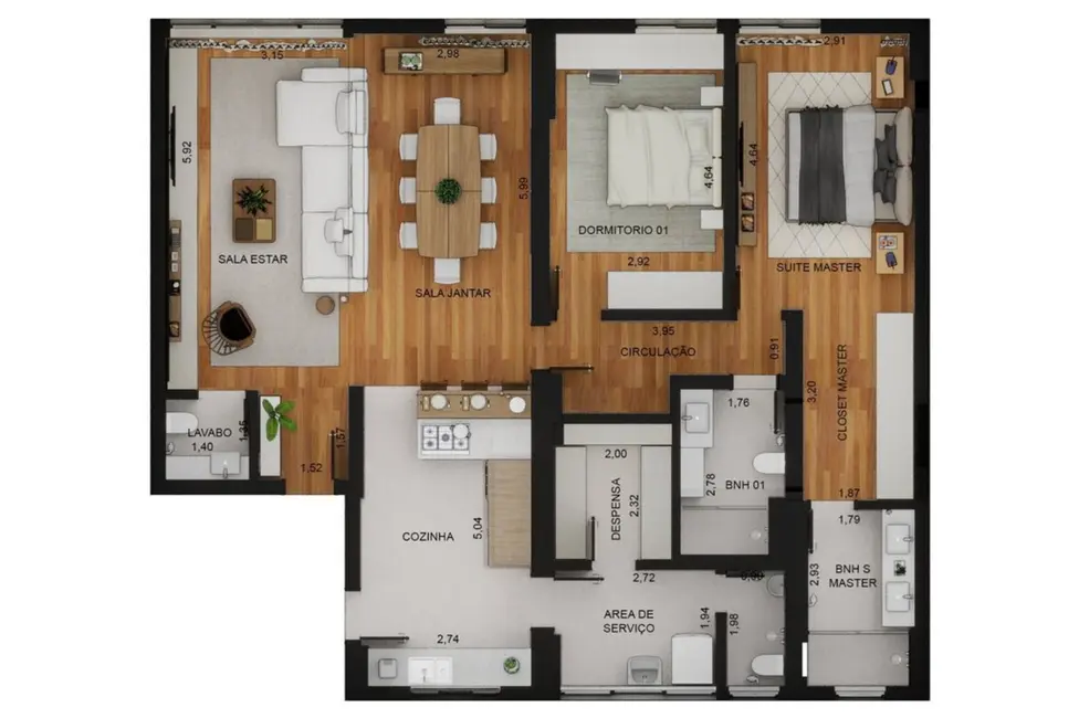 Foto 9 de Apartamento com 2 quartos à venda, 128m2 em Pinheiros, São Paulo - SP