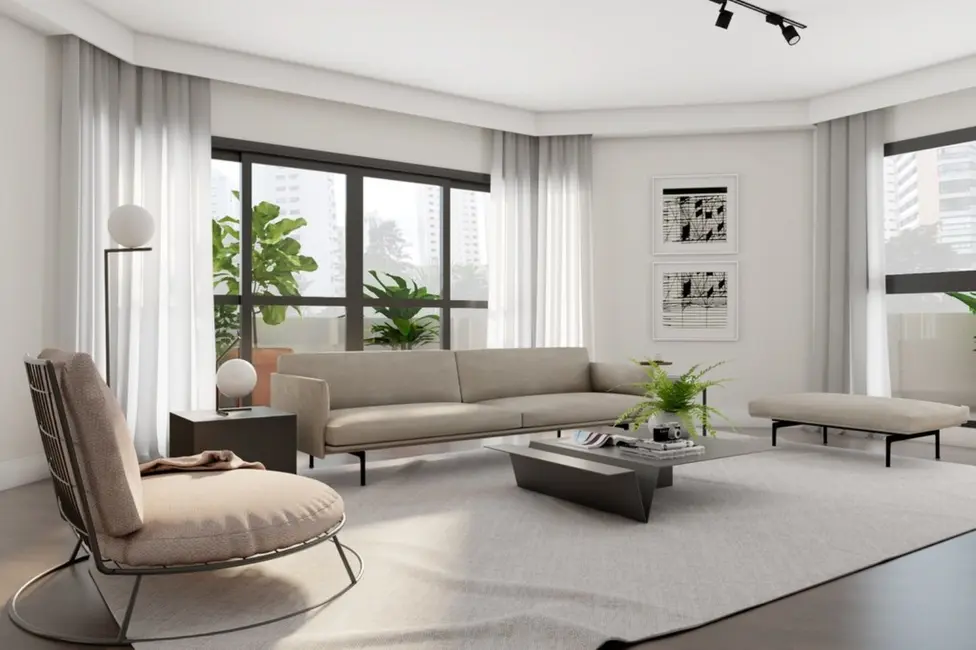 Apartamento com 4 quartos à venda, 169m2 em Moema, São Paulo - SP - imagem 4 Foto 4 de Apartamento com 4 quartos à venda, 169m2 em Moema, São Paulo - SP