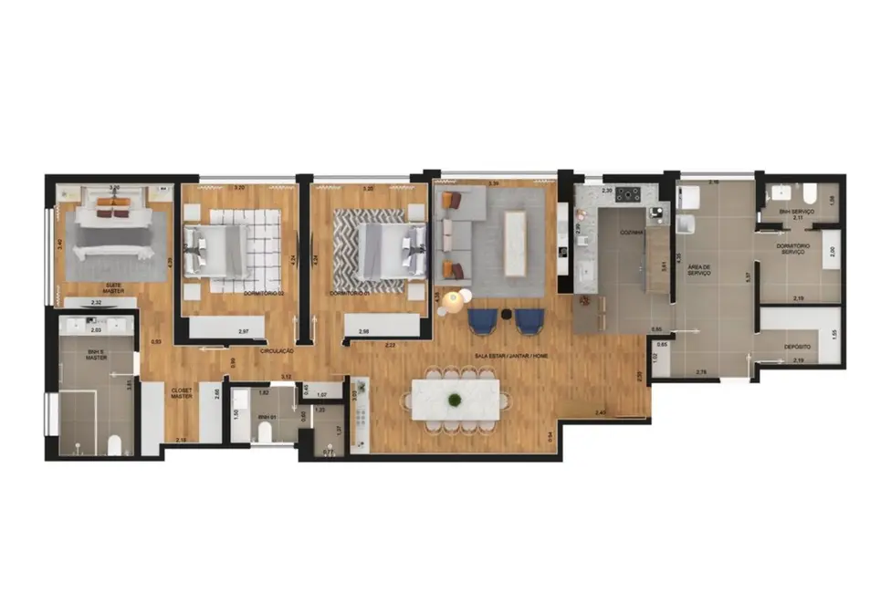 Apartamento com 3 quartos à venda, 140m2 em Perdizes, São Paulo - SP - imagem 9 Foto 9 de Apartamento com 3 quartos à venda, 140m2 em Perdizes, São Paulo - SP