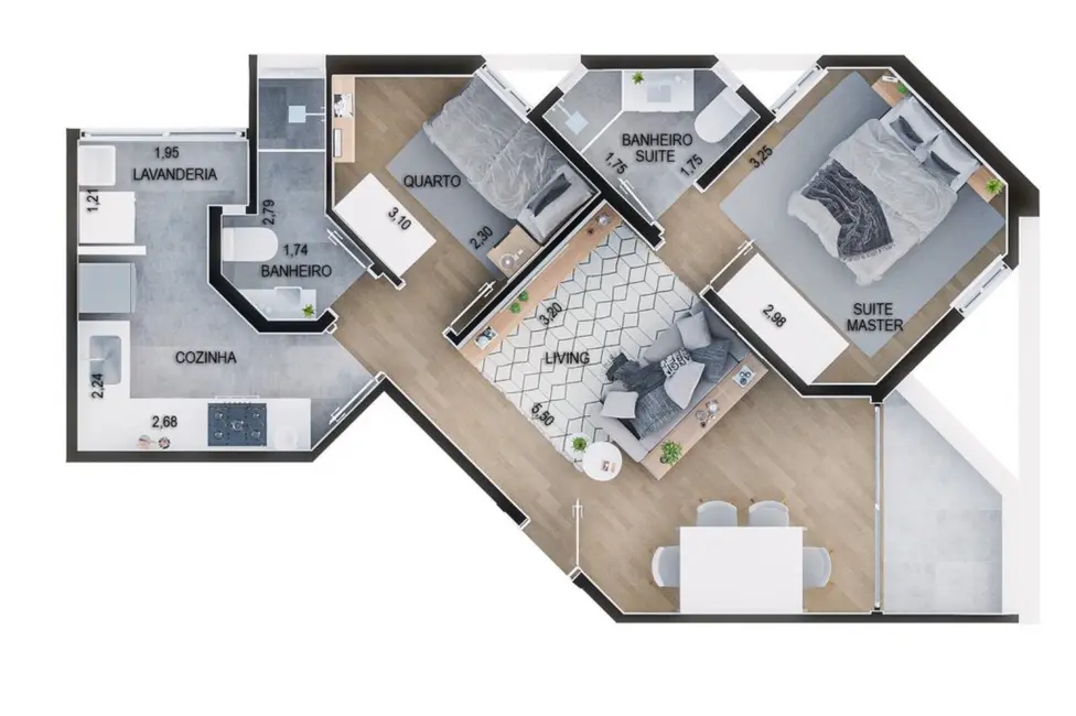 Apartamento com 2 quartos à venda, 60m2 em Vila Madalena, São Paulo - SP - imagem 8 Foto 8 de Apartamento com 2 quartos à venda, 60m2 em Vila Madalena, São Paulo - SP