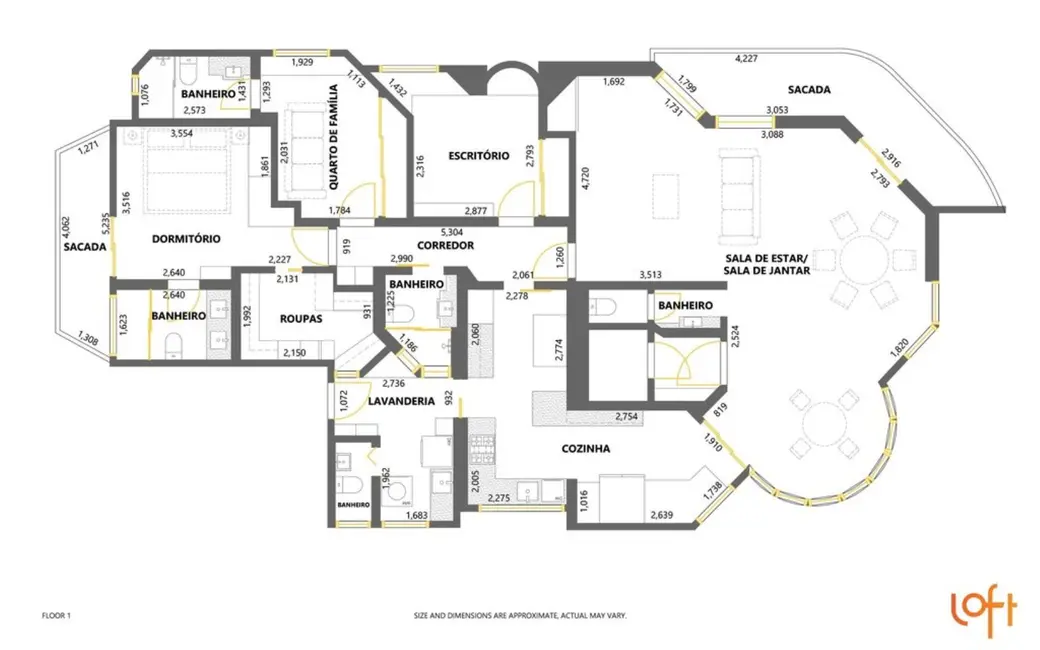 Apartamento com 3 quartos à venda, 170m2 em Vila Madalena, São Paulo - SP - imagem 9 Foto 9 de Apartamento com 3 quartos à venda, 170m2 em Vila Madalena, São Paulo - SP