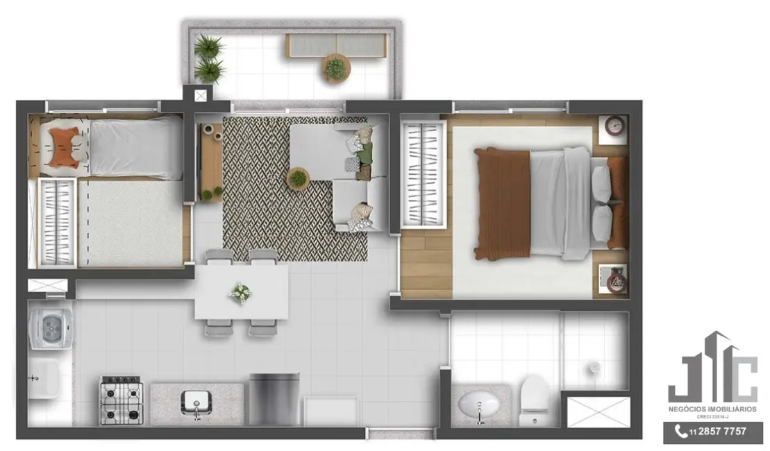 Foto 9 de Apartamento com 2 quartos à venda, 38m2 em Guarulhos - SP