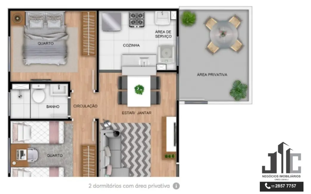 Foto 8 de Apartamento com 2 quartos à venda, 43m2 em Guarulhos - SP