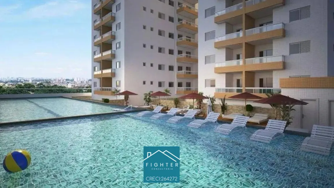 Foto 1 de Apartamento com 2 quartos à venda, 57m2 em Boqueirão, Praia Grande - SP