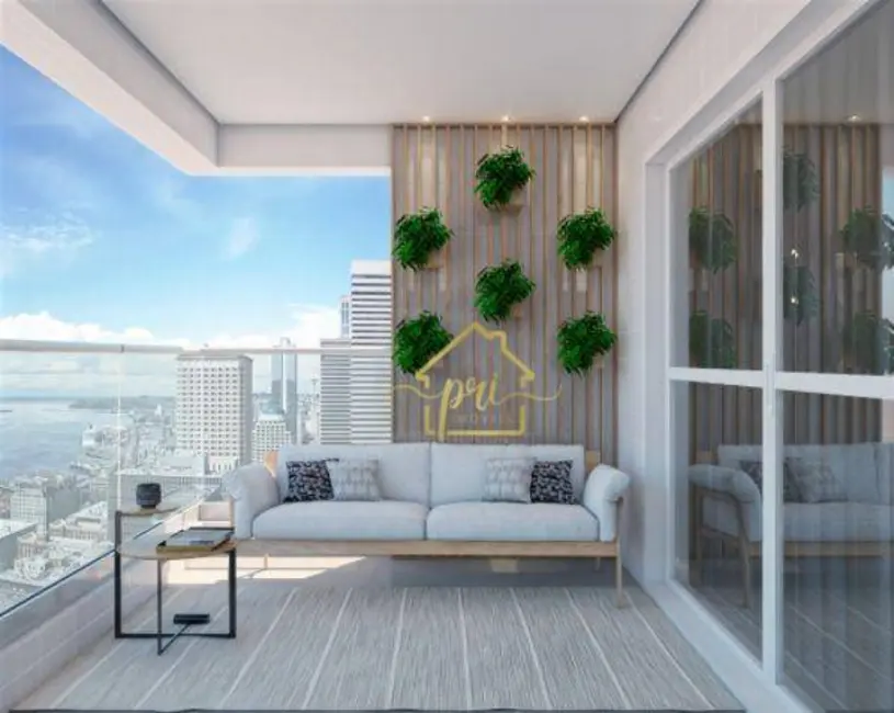 Apartamento com 3 quartos à venda, 166m2 em Ponta da Praia, Santos - SP - imagem 2 Foto 2 de Apartamento com 3 quartos à venda, 166m2 em Ponta da Praia, Santos - SP