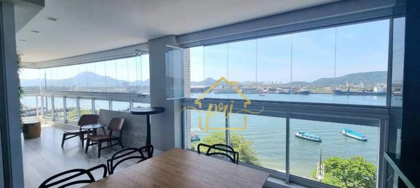 Foto 5 de Apartamento com 3 quartos à venda, 189m2 em Ponta da Praia, Santos - SP