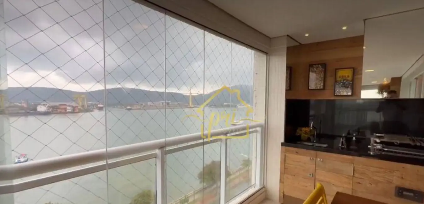 Foto 3 de Apartamento com 3 quartos à venda, 189m2 em Ponta da Praia, Santos - SP