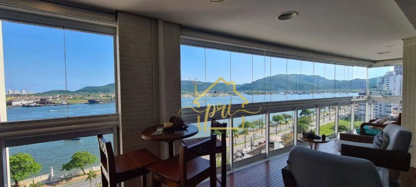 Foto 1 de Apartamento com 3 quartos à venda, 189m2 em Ponta da Praia, Santos - SP