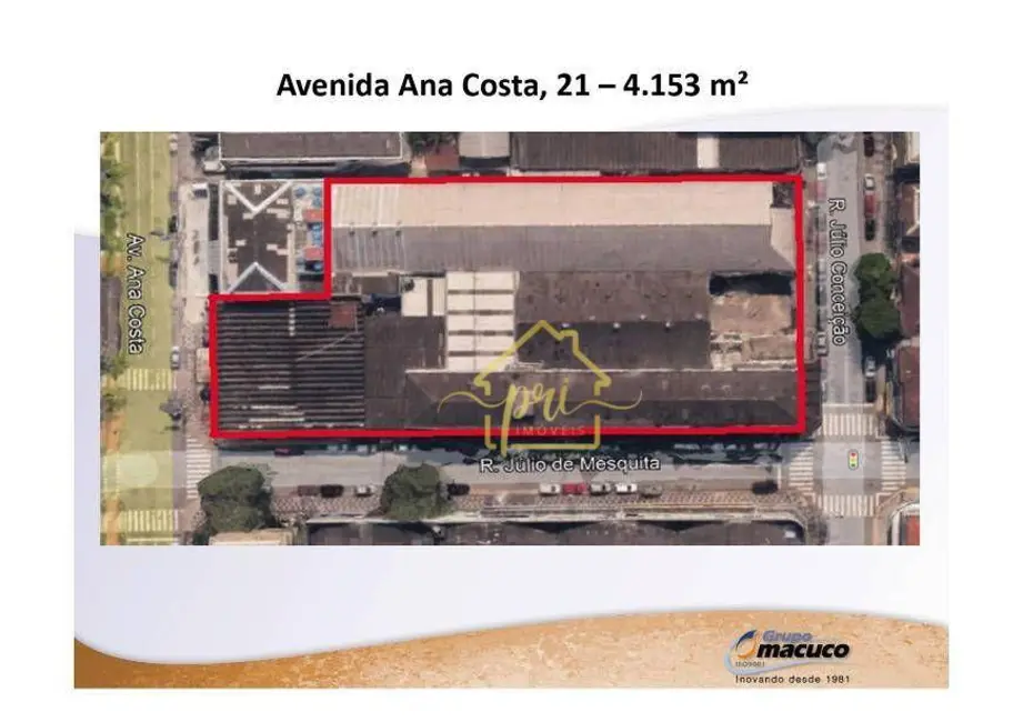 Foto 7 de Loja para alugar, 4153m2 em Gonzaga, Santos - SP