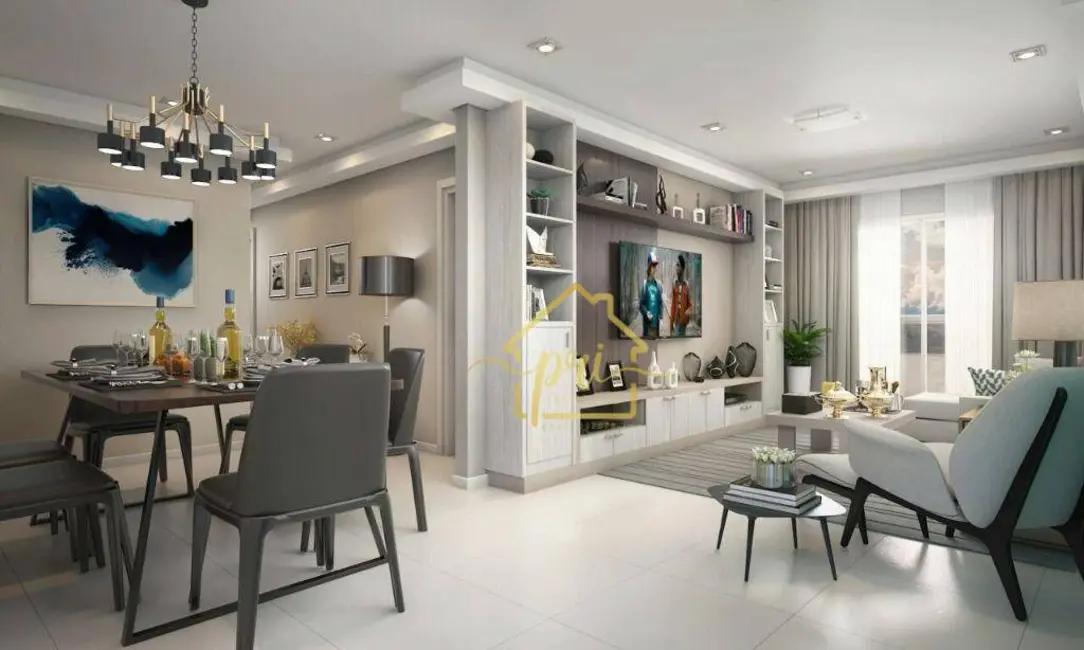 Foto 2 de Apartamento com 2 quartos à venda, 85m2 em Aviação, Praia Grande - SP