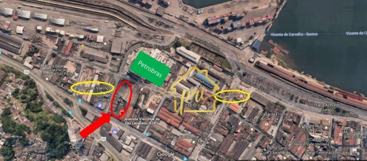 Foto 8 de Terreno / Lote à venda, 6421m2 em Centro, Santos - SP