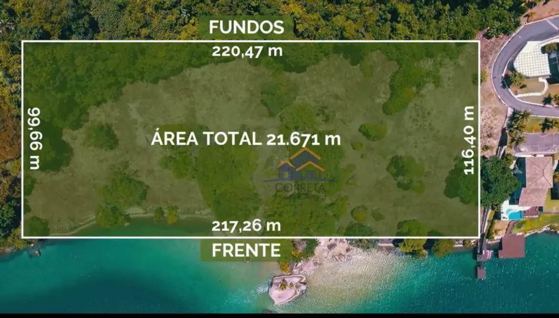 Foto 4 de Terreno / Lote à venda, 21671m2 em Pontal (Cunhambebe), Angra Dos Reis - RJ