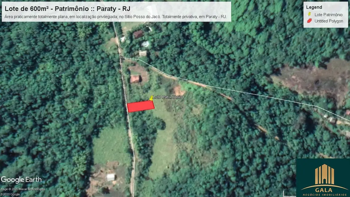 Terreno / Lote à venda, 600m2 em Paraty - RJ - imagem 4 Foto 4 de Terreno / Lote à venda, 600m2 em Paraty - RJ