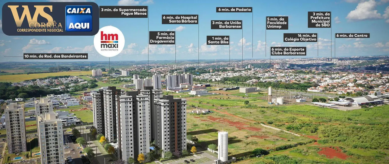 Apartamento com 3 quartos à venda, 82m2 em Jardim Firenze, Santa Bárbara D`Oeste - SP - imagem 6 Foto 6 de Apartamento com 3 quartos à venda, 82m2 em Jardim Firenze, Santa Bárbara D`Oeste - SP