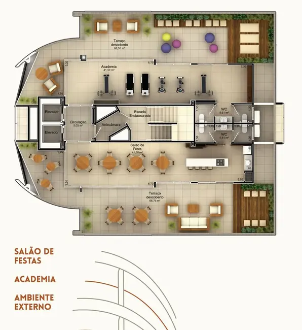 Foto 9 de Apartamento com 3 quartos à venda, 169m2 em Centro, Criciuma - SC