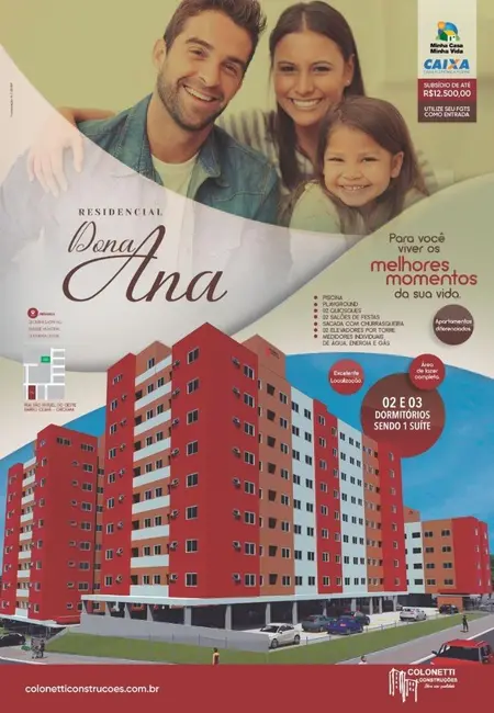 Foto 1 de Apartamento com 2 quartos à venda, 93m2 em Ceará, Criciuma - SC