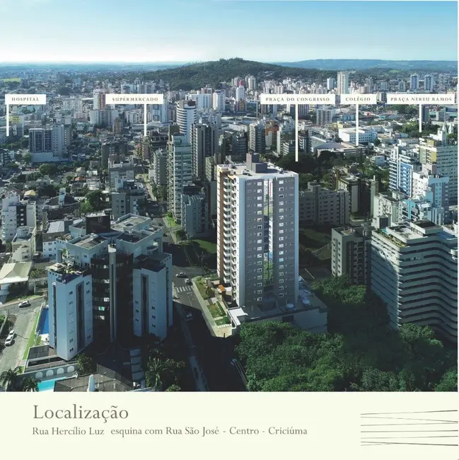 Foto 5 de Apartamento com 3 quartos à venda, 279m2 em Centro, Criciuma - SC