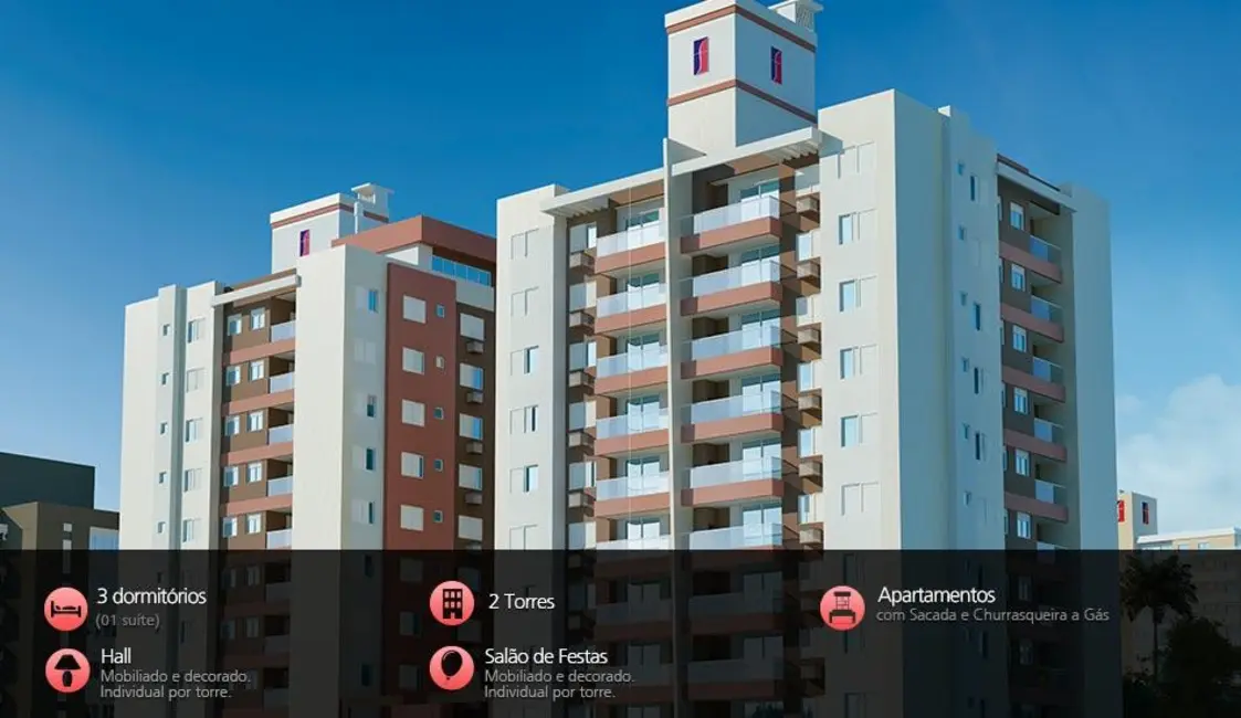 Foto 1 de Apartamento com 3 quartos à venda, 152m2 em Comerciário, Criciuma - SC