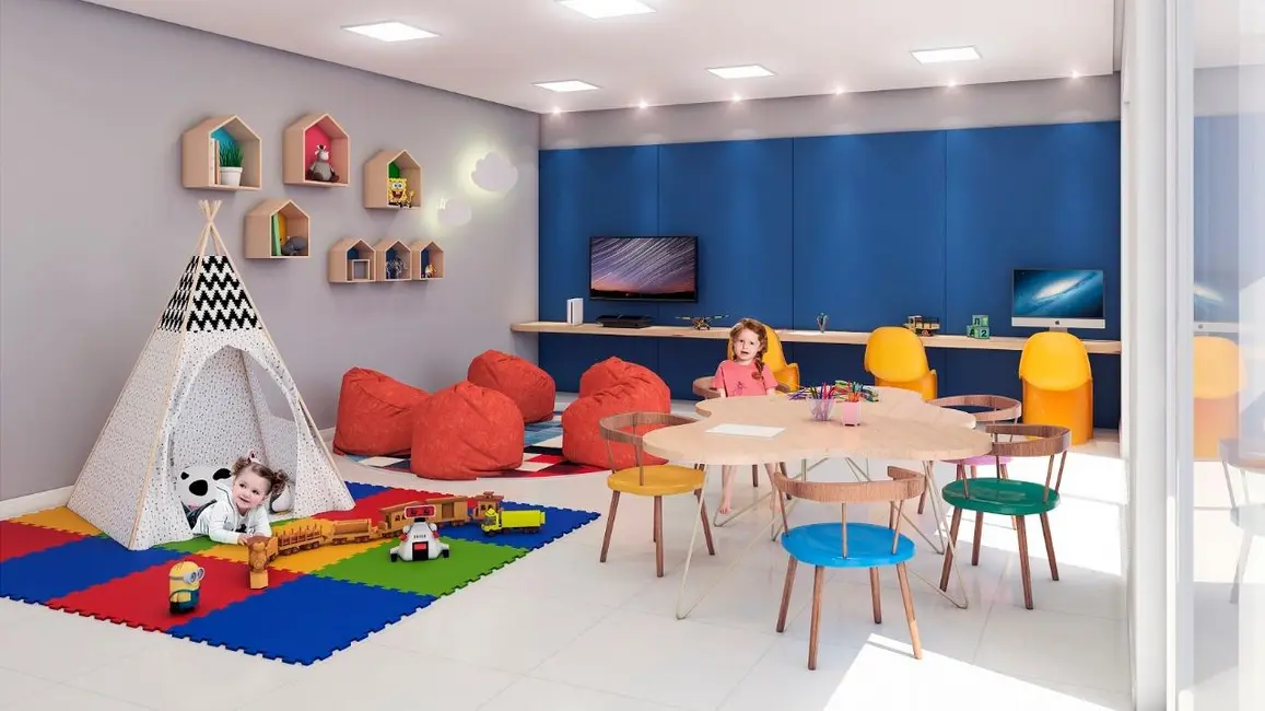 Apartamento com 2 quartos à venda, 141m2 em Brasília, Criciuma - SC - imagem 3 Foto 3 de Apartamento com 2 quartos à venda, 141m2 em Brasília, Criciuma - SC