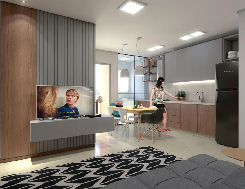 Foto 4 de Apartamento com 2 quartos à venda, 77m2 em São Francisco, Criciuma - SC