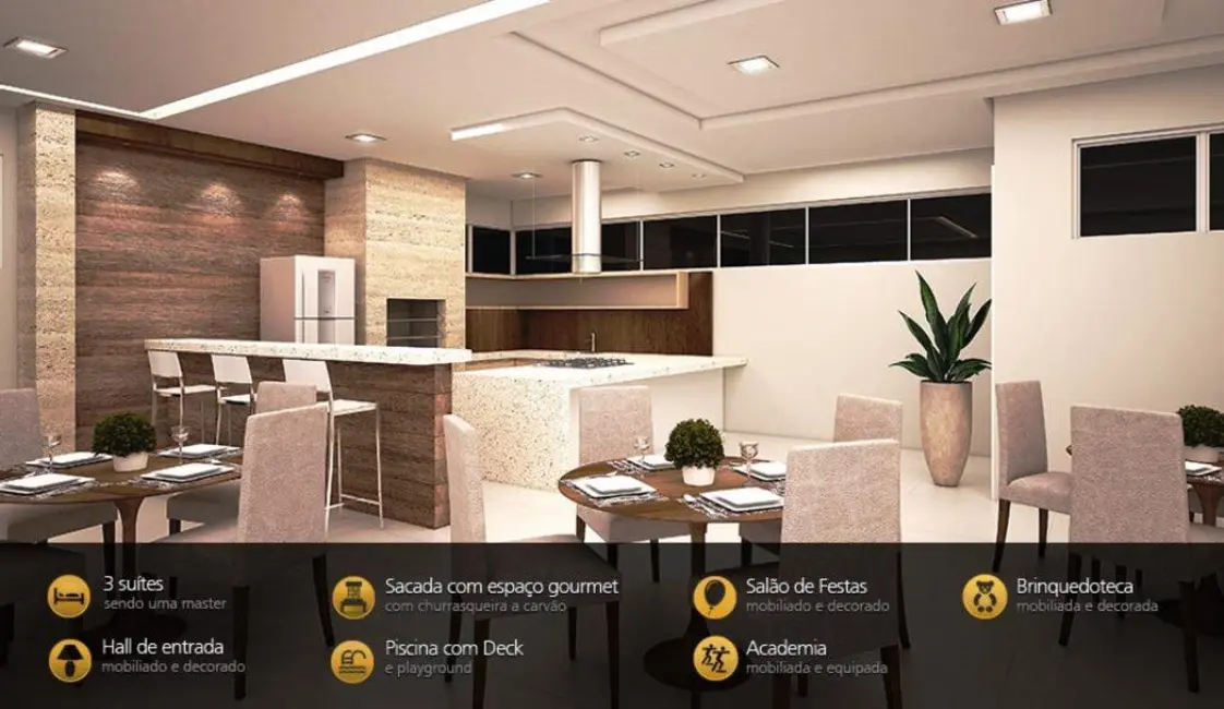 Foto 7 de Apartamento com 3 quartos à venda, 318m2 em Icara - SC
